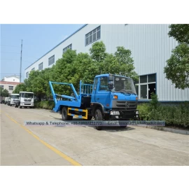 porcelana Dongfeng 8 CBM camión de basura Giro del brazo fabricante
