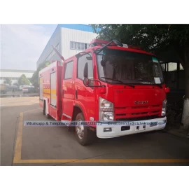 China Caminhão de bombeiros de tanque de água japonesa Isuzu com 3 tanque de água CBM fabricante
