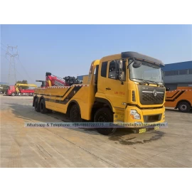 porcelana NUEVA DONGFENG 8X4 CAMIÓN ROCKER RECHORTOR DE SERVICIO 50TON Camión de restricciones de servicio pesado en venta fabricante