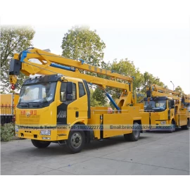 China FAW 20 Meters Bucket Lift Truck manufacturer