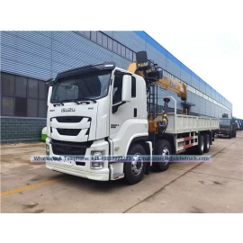 China Japan ISUZU VC61 8x4 type 12 wheels heavy duty 20tons 25tons truck mounted crane manufacturer