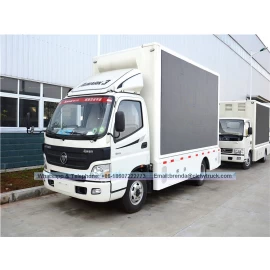 China FOTON Brand P4, P5, P6 Out-Door Mobile LED Truck, dengan Skrin SMD untuk Dijual pengilang