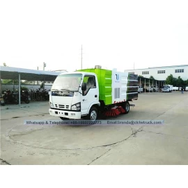 China ISUZU Brand Brand Small Road Sweeper Truck pengilang