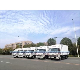 China JAC 3-6 TON freezer refrigerated truck for food or vaccine transportation manufacturer