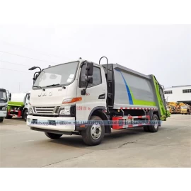 porcelana JAC 5T comprimir camión de basura-5m3 Residuos compactador JAC Vehículos de transporte de basura fabricante