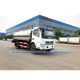China Left/Right hand drive 8000 liters stainless steel small milk tanker truck for sale manufacturer