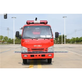 الصين جديد Isuzu 4000Liter Fire Truck Manufaction China ، 4x2 4CBM شاحنة إطفاء صغيرة الصانع