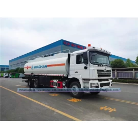 China SHACMAN 6X4 22000L fuel tank truck , tanker truck supplier manufacturer