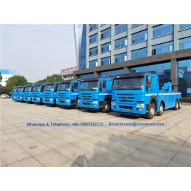 China SINOTRUK HOWO 25 tons heavy duty rotator wrecker truck for sale manufacturer