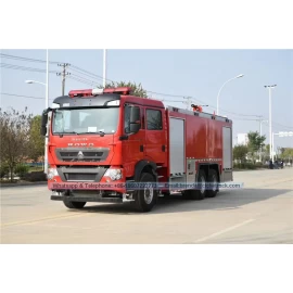 الصين SINOTRUK HOWO 6X4 12000Liter water tank fire truck manufacturer china الصانع