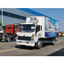 porcelana Sinotruk Howo Camión refrigerado-Camión refrigerado Howo Refrigerador Proveedor de camiones de refrigerador China fabricante