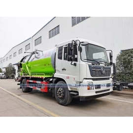 China factory selling china 10-12cbm  vacuum sewage drainage pump truck high pressure vacuum suction truck manufacturer