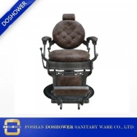 Китай Парикмахерский стул Браун Изготовитель регулируемый антикварный стул для парикмахера для последнего стула парикмахеров производителя