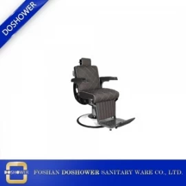 China Conjunto de máquina de barbeiro para corte de cabelo com cadeira de salão marrom. fabricante