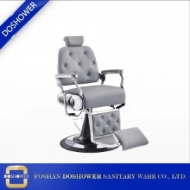 porcelana Silla de peluquería fabricante con silla de barbero antiguo de China para sillas de barbero grises fabricante