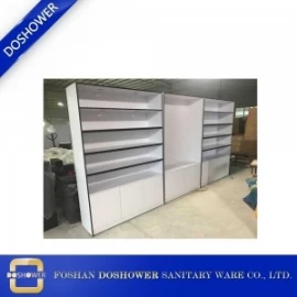 China Beauty and cosmetic display rack large wooden nail polish rack for sale DS-R5 manufacturer