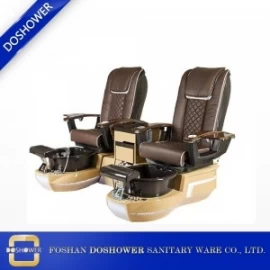 China Best price double pedicure chair new nail spa salon chairs of pedicure station manufacturer