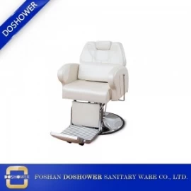 الصين أفضل نوعية الجملة الأبيض الحلاق الحلاق كرسي صالون تجميل رخيصة الثمن الحلاق كرسي DS-T245 الصانع