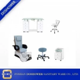 China China Wholesale Supplier Pedicure Chair and Manicure Table Set Manufacturer DS-W88B SET manufacturer