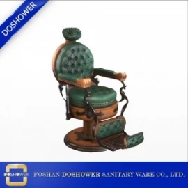 China China Antieke kappersstoelfabrikant met gouden kappersstoel voor luxe kappersalonstoel fabrikant