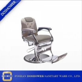 中国 中国油圧の近代的な理髪椅子のためのアンティークの理髪椅子が付いている理髪サロンの椅子工場 メーカー