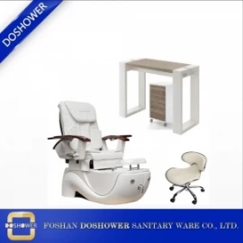 China China foot rest stand for pedicure chair with manicure pedicure chair of luxury spa pedicure chairs manufacturer