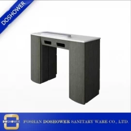 China China modern manicure table supplier with black manicure tables for manicure table with dust manufacturer