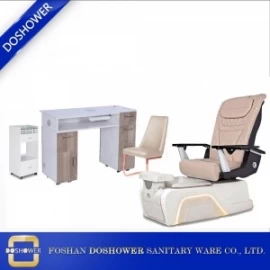 중국 미용실 도매 DS-W2331을위한 페디큐어 의자의 고급 검은 페디큐어 의자 공급 업체와 함께 중국 최신 처분 제트 라이너 페디큐어 의자 공급 업체 제조업체