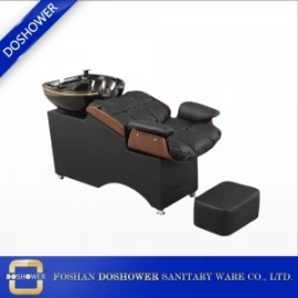 China China Cadeira de lavagem do xampu fabricante com pia preta da cadeira do champô para a cadeira do champô da massagem fabricante