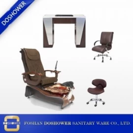 China China wholesale nail salon spa pedicure station pedicure chair nail table of beauty nail salon furniture DS-W21 manufacturer