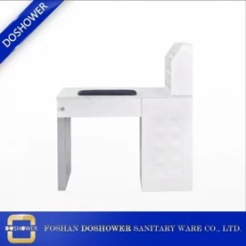 porcelana Fábrica de mesa de manicura de uñas china con mesa de manicura moderna para la tabla de manicura blanca fabricante