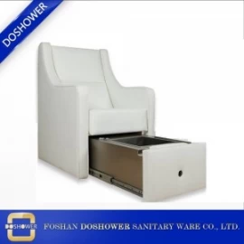 China Cadeira de spa de pedicure livre da Doshower China com base retrátil de laminada opção de cor de combinação de fornecedor fabricante