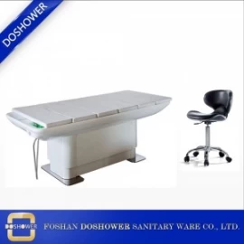 China DOSHOWER  facial bed storage with electric lift spa treatment room for portable bed and spa furniture supplier DS-WB manufacturer