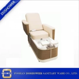 China DOSHOWER foot spa bath massage with heat black pedicure throne chair of spa chair pedicure station supplier manufacturer