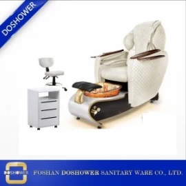 China DOSHOWER full shiatsu massage chair with foot cleaning chairs spa of auto fill  spa chair pedicure station supplier manufacturer