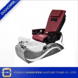 중국 Doshower 고급 전신 마사지 페디큐어 스파 의자 등 및 허리 공급 업체를위한 Shiatsu 마사지의 와이어 리모컨 DS-J04 제조업체