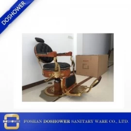 China Doshower vintage barber chair for sale with old school style hairdressing chair for hair salon manufacturer