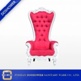 China Hoge rug Royal King troon Salon luxe banket hotel stoel of bruiloft fabrikant