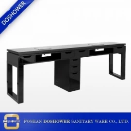 China High quality gloss manicure table manufacturer china nail table of nail salon furniture factory DS-W9603 manufacturer