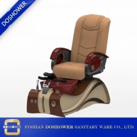China Luxury nail spa brown spa chair crystal newest spa pedicure chair manufacturer