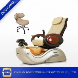 China Massage Pedicure Spas chair of glass bowls with multicolor LED lighting for nail salon manufacturer