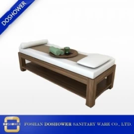 China Massagem spa cama cama de massagem de madeira fornecedor china com salão de beleza spa massagem mesa DS-M22 fabricante