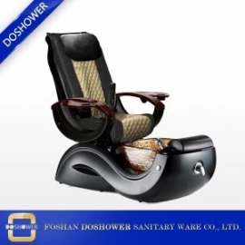 الصين باديكير كرسي الصين مصنع سبا تدليك القدم كرسي أسود فاخر مسمار صالون سبا كرسي DS-S17J الصانع