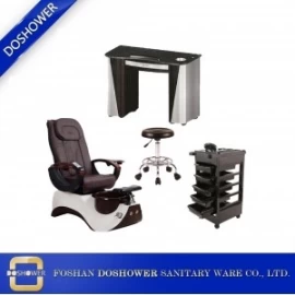 Китай Педикюрное кресло оптом с детскими спа-джойстиками, педикюрные кресла для педикюра, массажное кресло для ног фабрики / DS-W1781-SET производителя