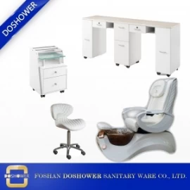 China Pedicure chair wholesale with nail manicure table manufacturer for salon equipment and furniture manufacturer