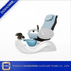 China Pedicure manicure chair manufacturer in China with luxury pedicure chair for pedicure chair foot spa bowl  manufacturer