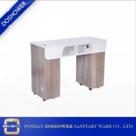 China Pink nail manicure table with nails table salon manicure equipment supplier for modern manicure table manufacturer