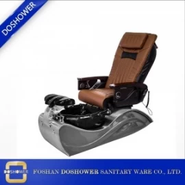 China Cadeira de pedicure profissional Doshower com cama em madeira de laptop em altura para cadeira de suprimento de salão ajustável de fornecedores DS-J20 fabricante
