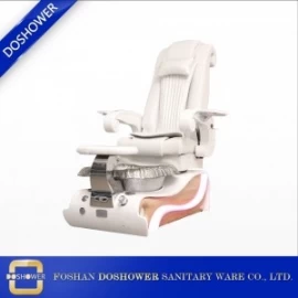 Chine Chaise de pédicure Salon Fabricant avec chaise de pédicure à ongles blanc en Chine pour chaises de massage de pédicure rose fabricant