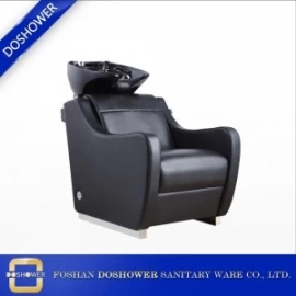 China Shampoo chair at best price in China with comfortable hair washing chairs supplier for electric salon shampoo chair with footrest manufacturer
